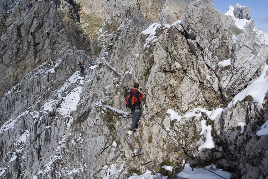 Mittenwalder H�henweg Klettersteig