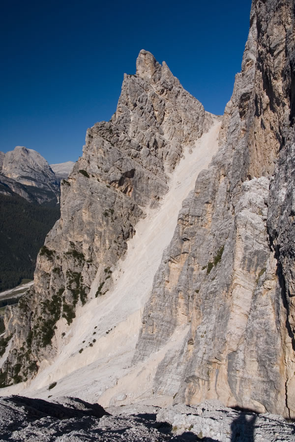 Punta Fiames, Forcela del Pomagagnon