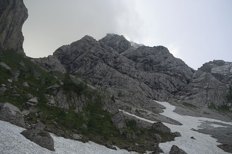 Forcela del Pedole in M. Caserine Alte