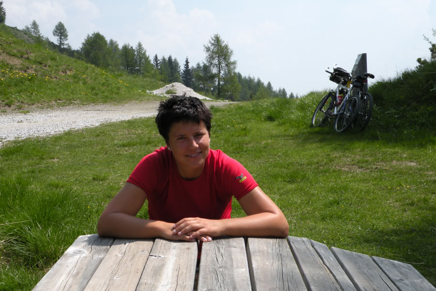 Na sedlu pod Monte Piccolo