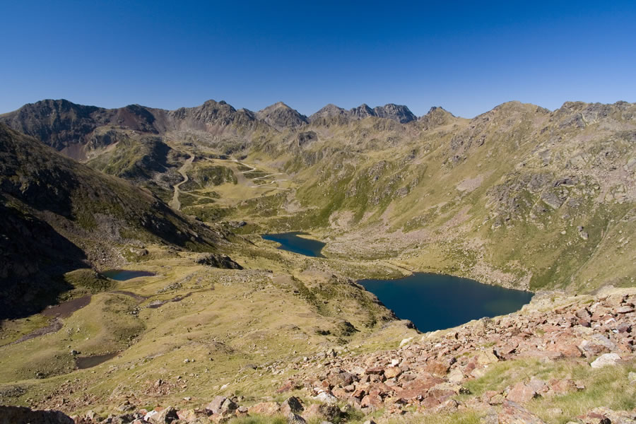 Smučišče Arcalis in jezerca Estany Tristaina