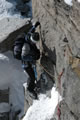 Sitna polička pod vrhom Gran Paradisa