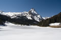 Riedlingspitze nad jezerom Schlierersee
