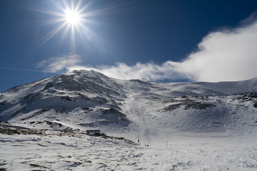 Zirbitzkogel, kot bi smučal po smučišču